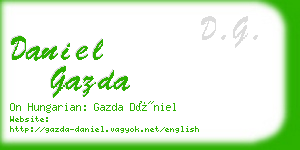 daniel gazda business card